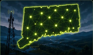 Connecticut MeshCore network graphic